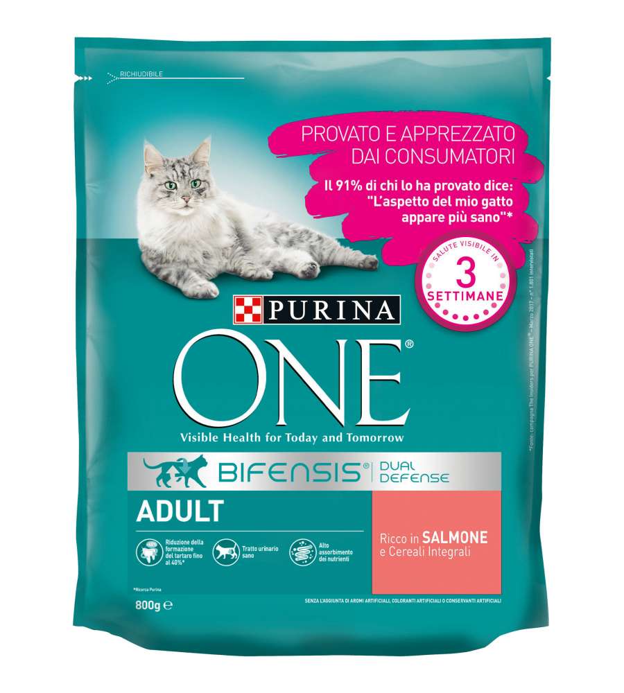 Purina Cibo per Gatti - Salmone e Cereali - 800g