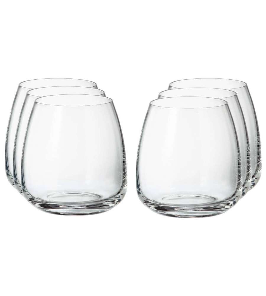 Set bicchieri in fine cristallo