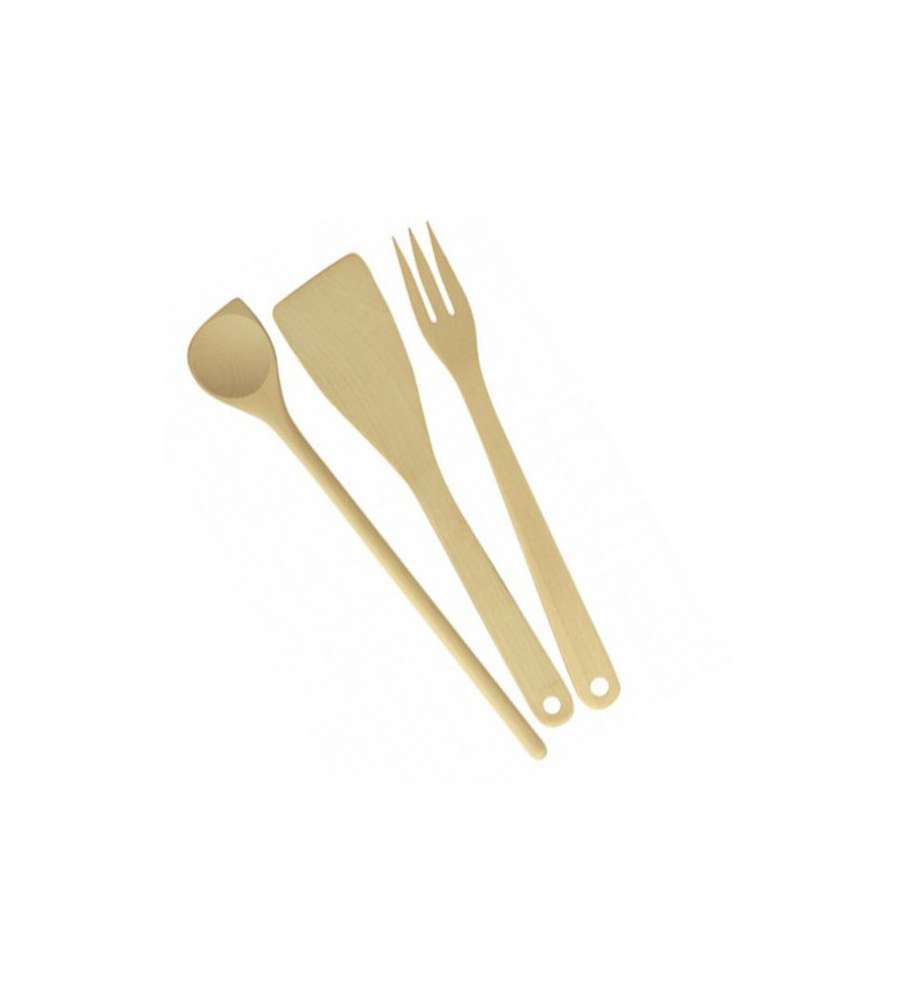 Utensili  Legno Set            Pz.3  Woody Tescoma