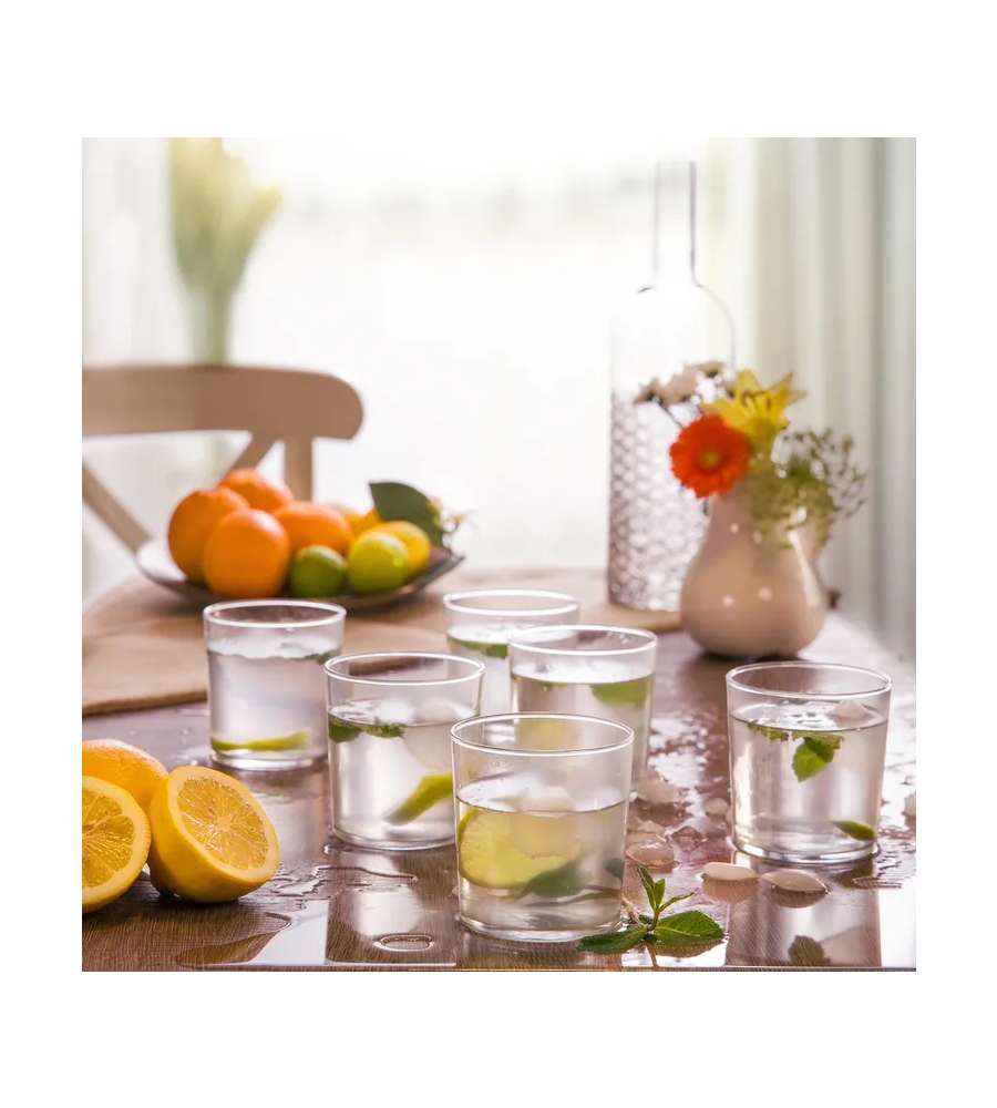 Kasa dello Stock Bicchieri Acqua Roma - Vetro Trasparente - 360 ml
