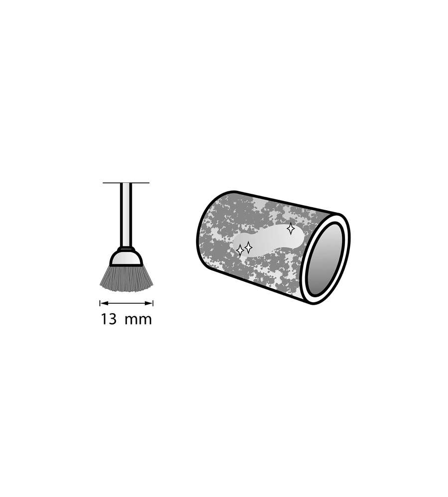 Dremel Spazzola in acciaio al carbonio 13 mm (442)