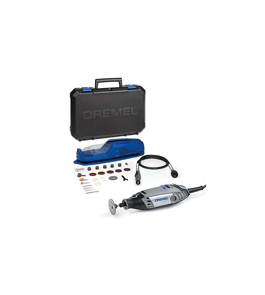 Dremel Multiutensile 3000 - 130W con Accessori e Custodia
