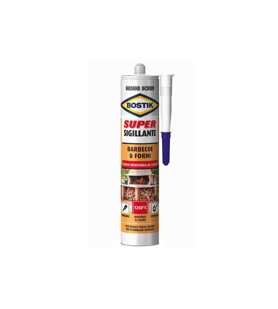 Sigillante Alta Temperatura Grigio Scuro G 530 Bostik