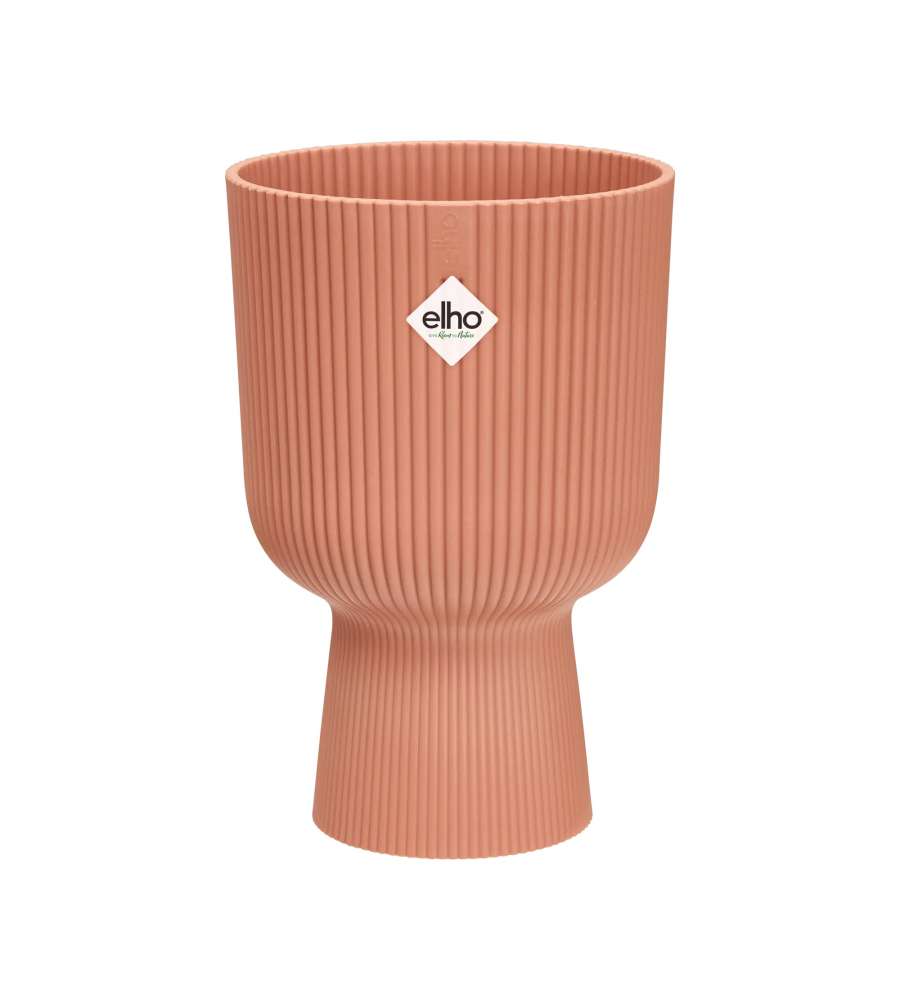 Elho Vaso Vibes Fold Coupe 14 cm Colore Rosa - Fioriera Interno Design Moderno