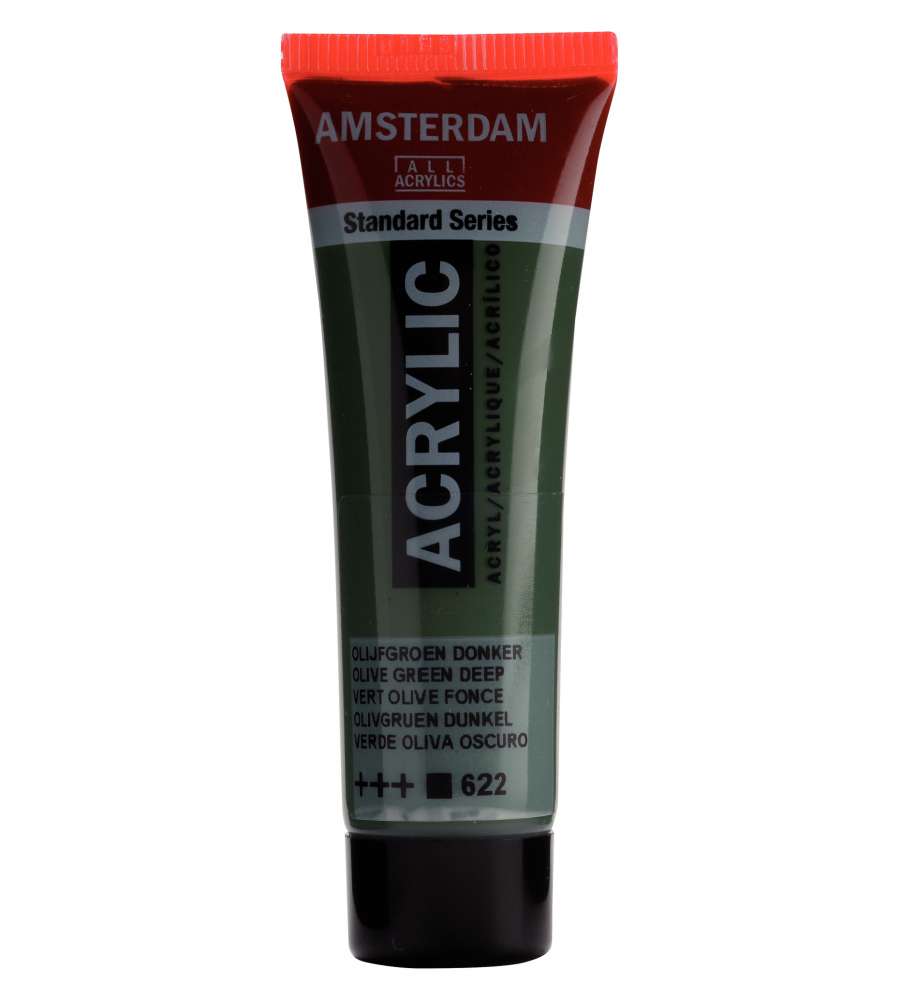 Colore acrilico Amsterdam 20 ML Verde oliva