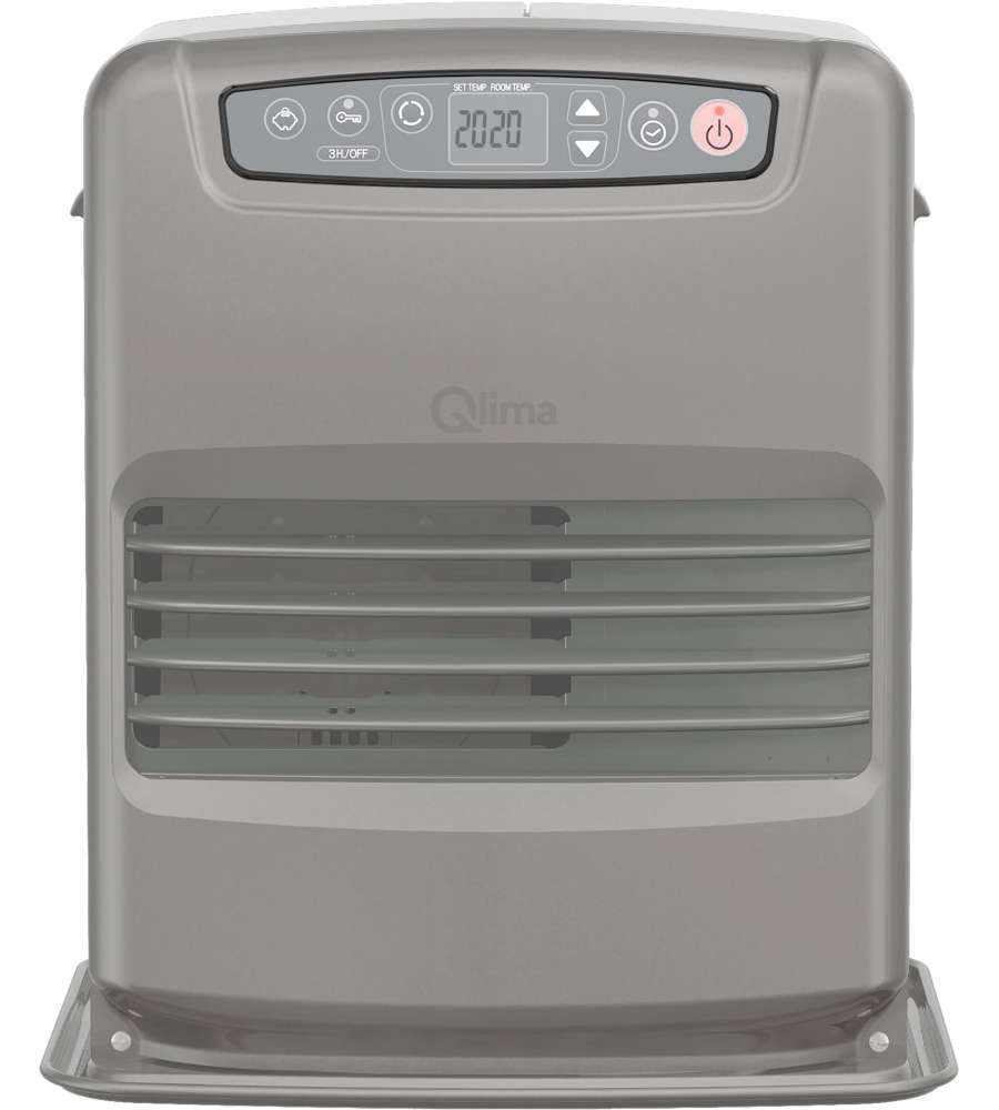 Qlima Stufa Laser - Grigio Metallizzato - 371x299x429 mm