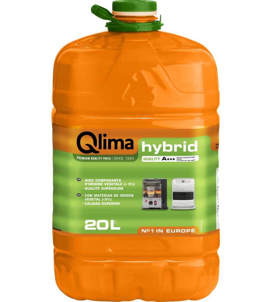 Qlima Combustibile per Stufe Hybrid - Trasparente - 20 Litri