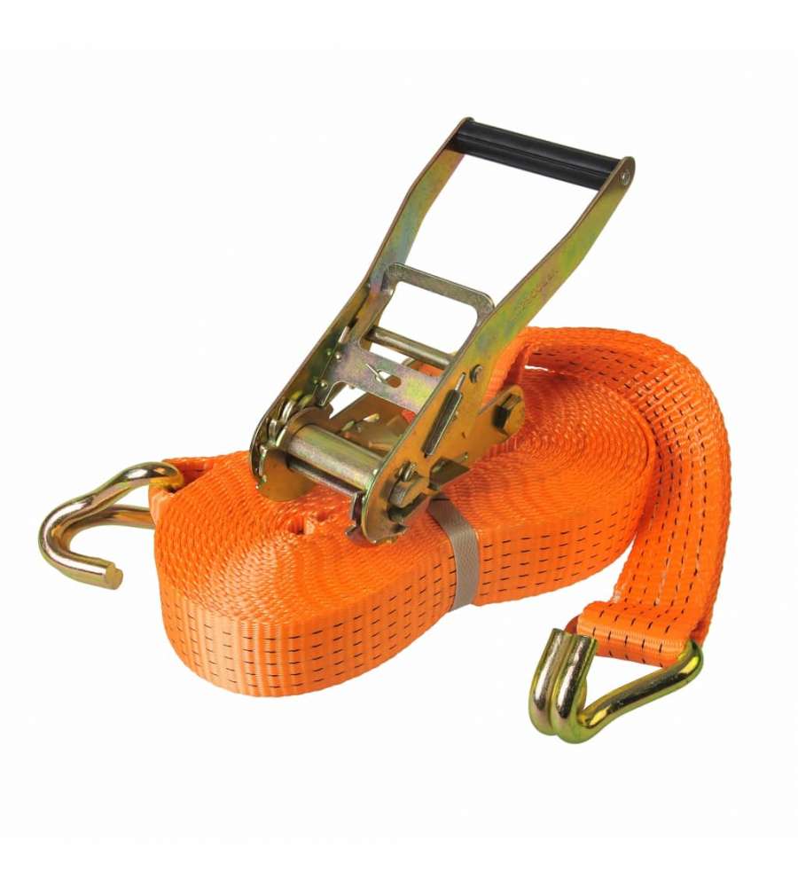 ProPlus Cinghia di Fissaggio a Cricchetto con 2 Ganci 8 m 5000 kg
