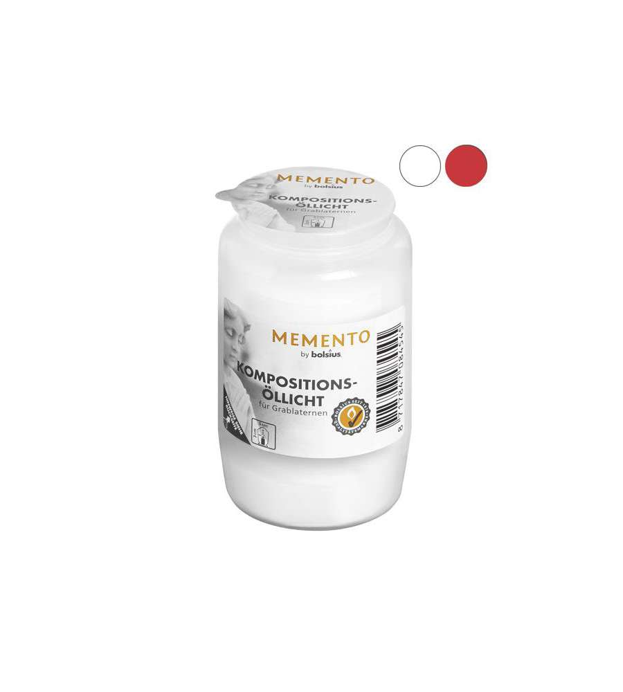Cero Votivo Bianco N.3 Cm 5,7 H 9,5 Bolsius