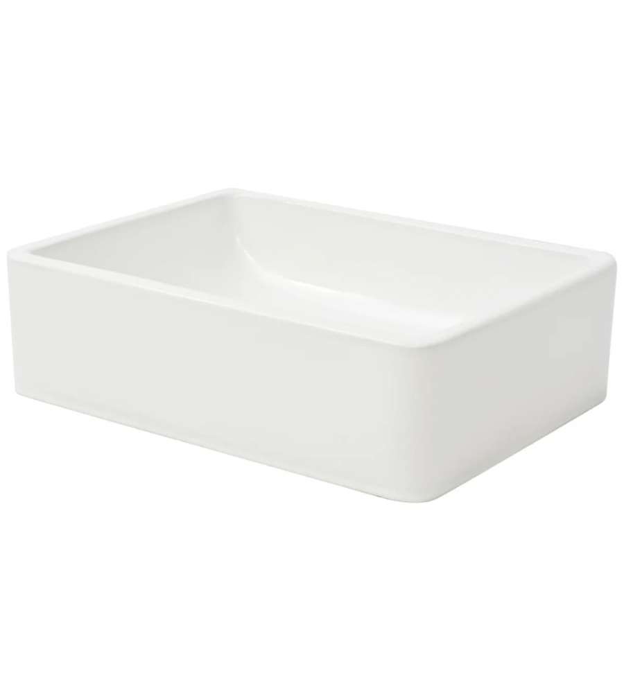 Lavandino in Ceramica Bianca 41x30x12 cm