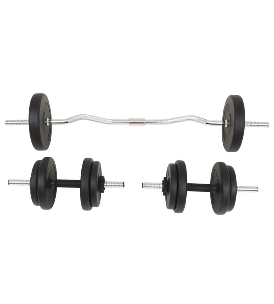 Set Bilanciere e Manubri da 30 kg