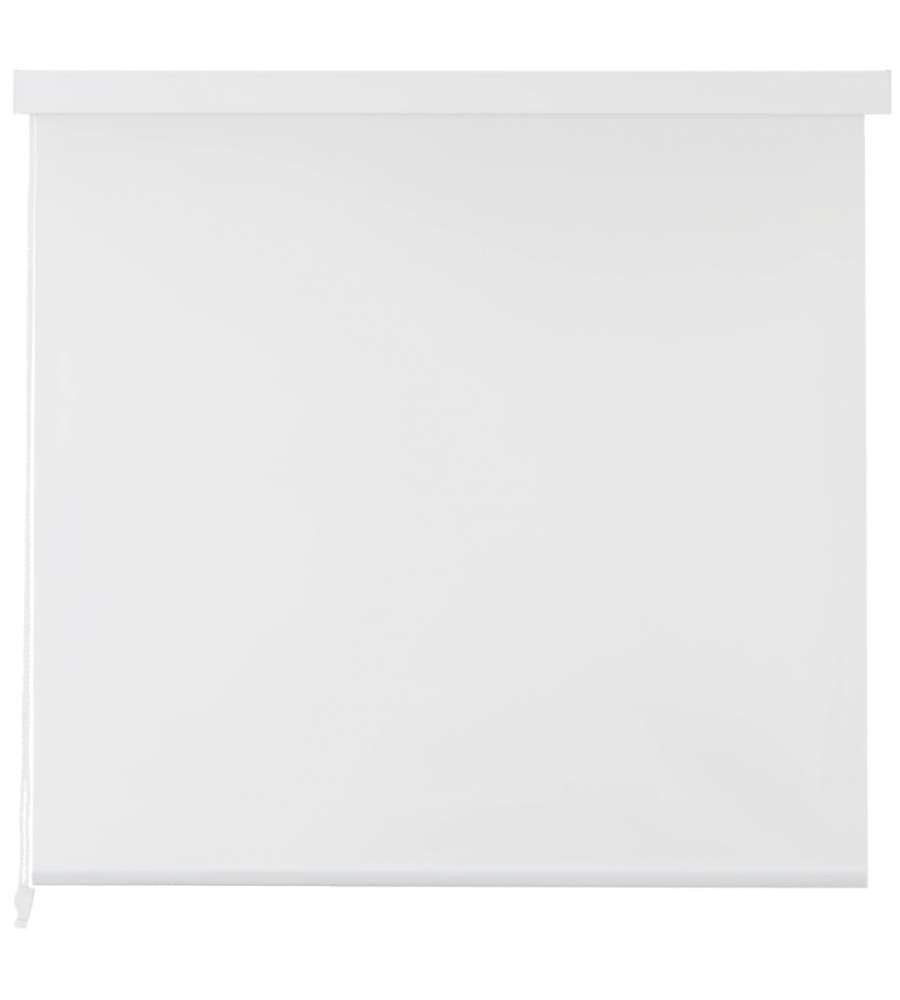 Tenda a Rullo per Doccia 80x240 cm Bianco