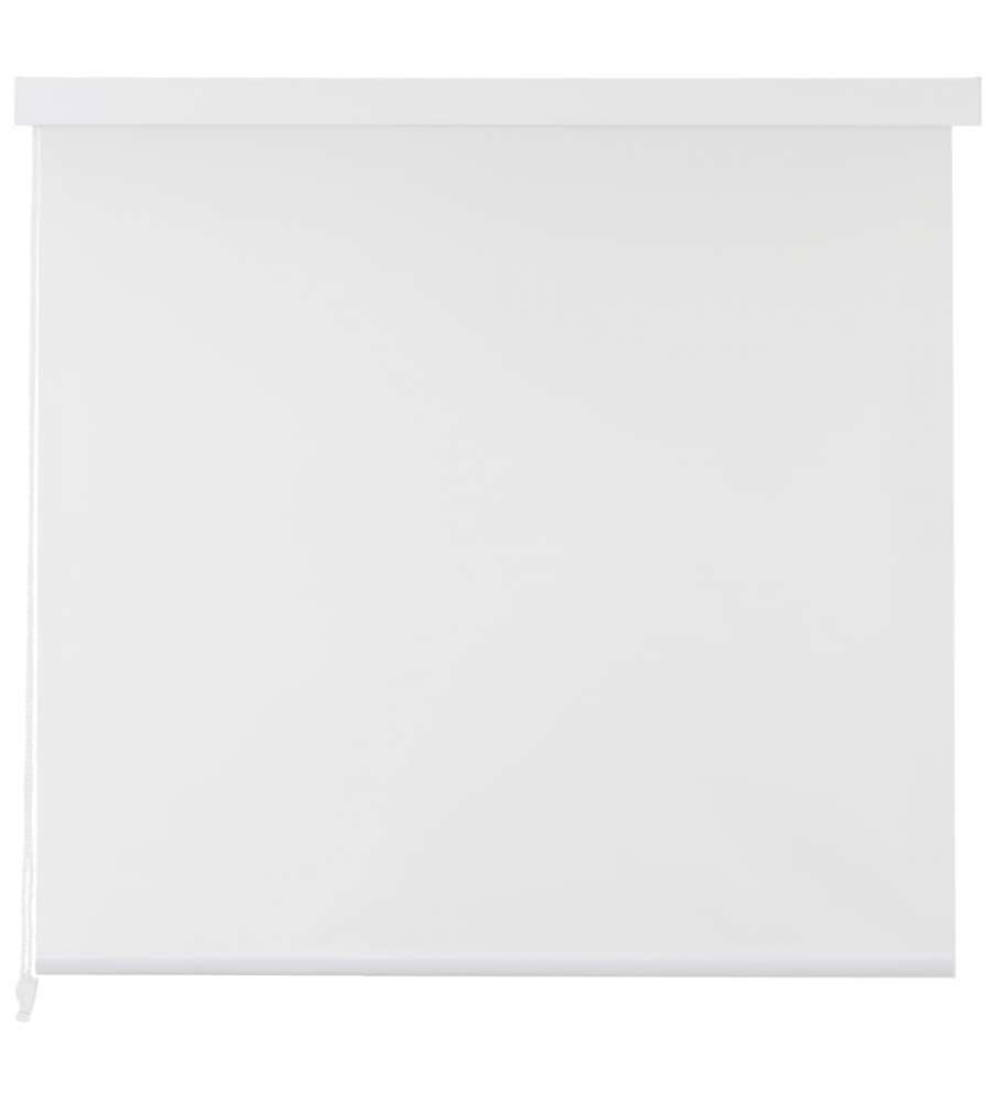 Tenda a Rullo per Doccia 120x240 cm Bianco