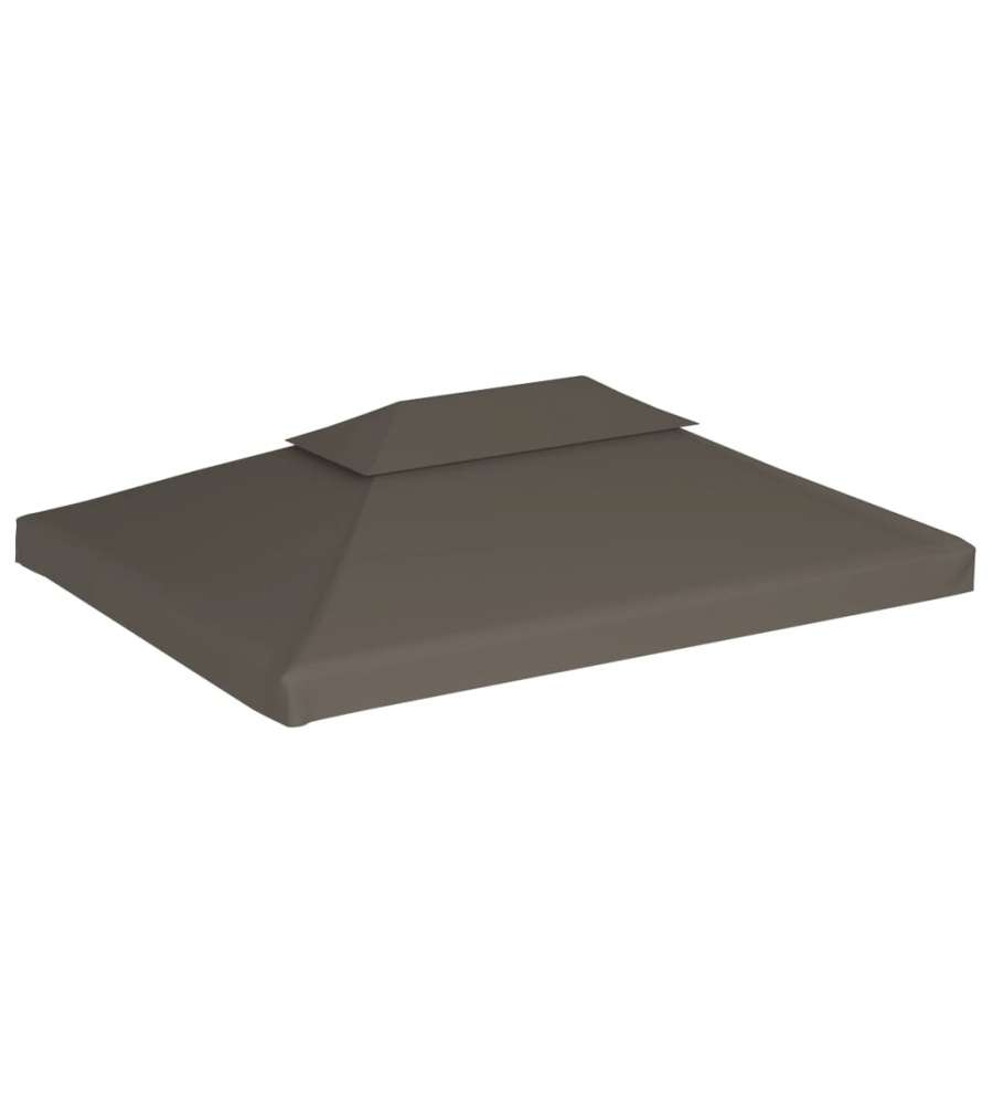 Copertura Superiore per Gazebo a 2 Strati 310g/mq 4x3m Talpa