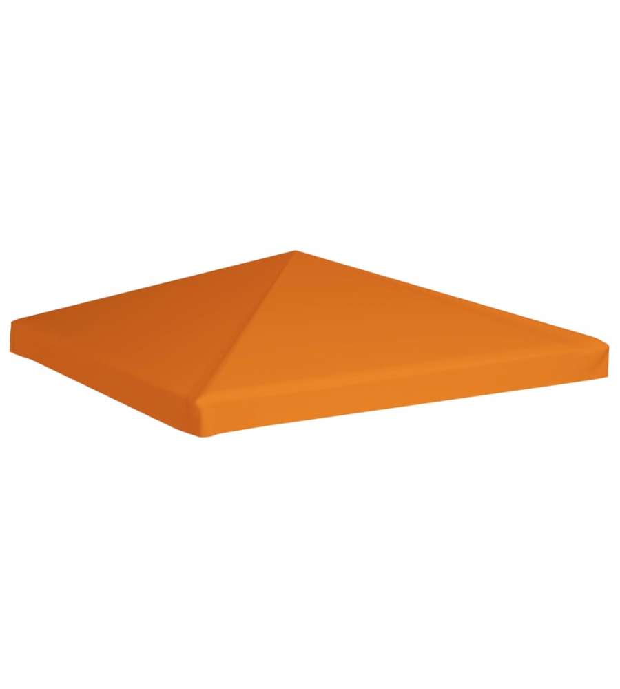 Copertura Superiore per Gazebo 310 g/m 3x3 m Arancione