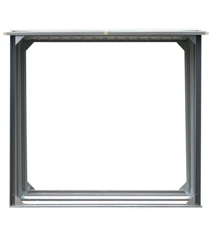 Capannone da Giardino in Acciaio Zincato 172x91x154cm Grigio