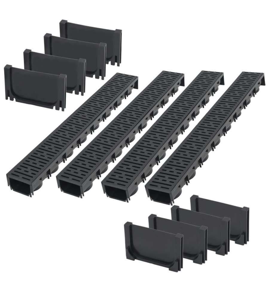 Canalette di Drenaggio in Plastica 4 m