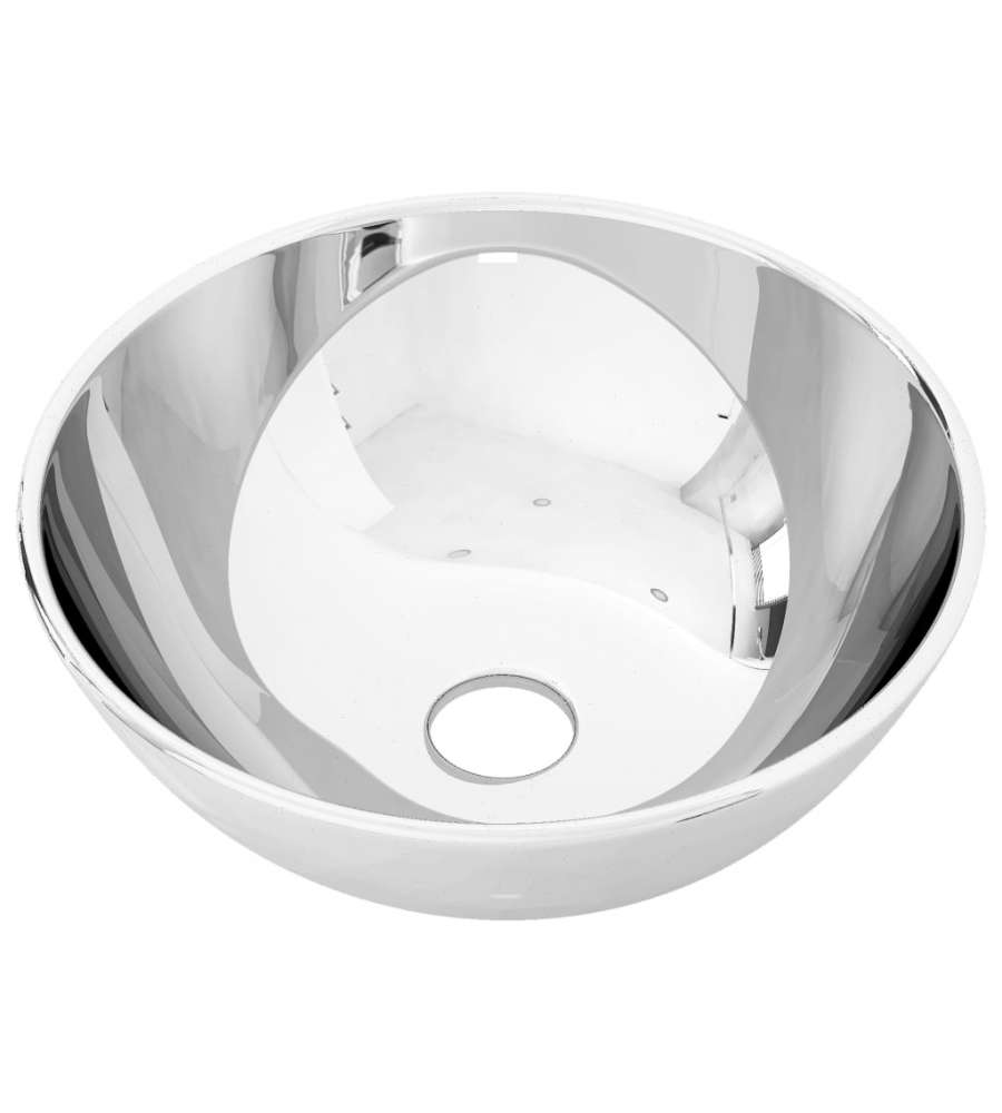 Lavandino 28x10 cm in Ceramica Argento