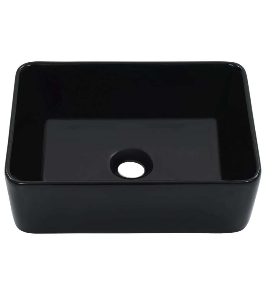 Lavandino 40x30x13 cm in Ceramica Nero