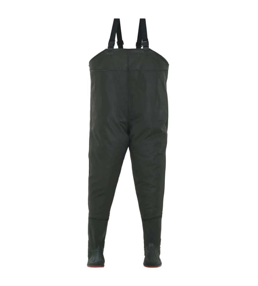 Pantaloni Impermeabili con Stivali Verdi Taglia 42