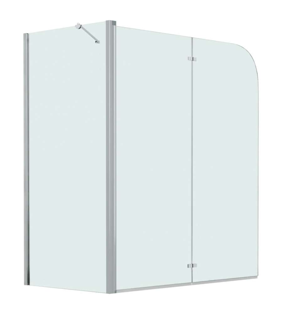 vidaXL Box Doccia Pieghevole - Cromato - 120x68x130 cm