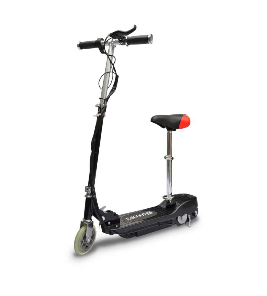 Monopattino Elettrico con Sella 120 W Nero