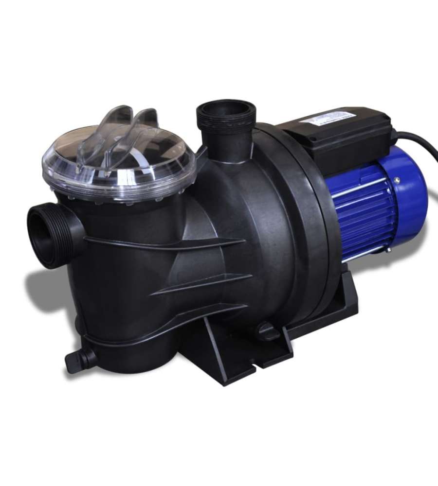 Pompa di Filtrazione Elettrica per Piscina 800W Blu