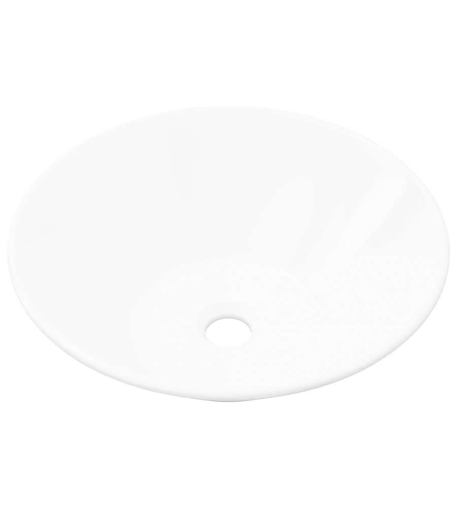Lavello da Bagno in Ceramica Porcellana Bacino Bianco