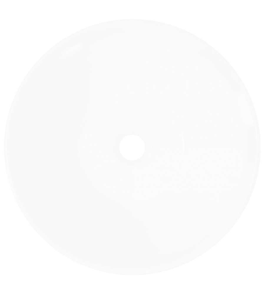 Lavello da Bagno in Ceramica Porcellana Bacino Bianco