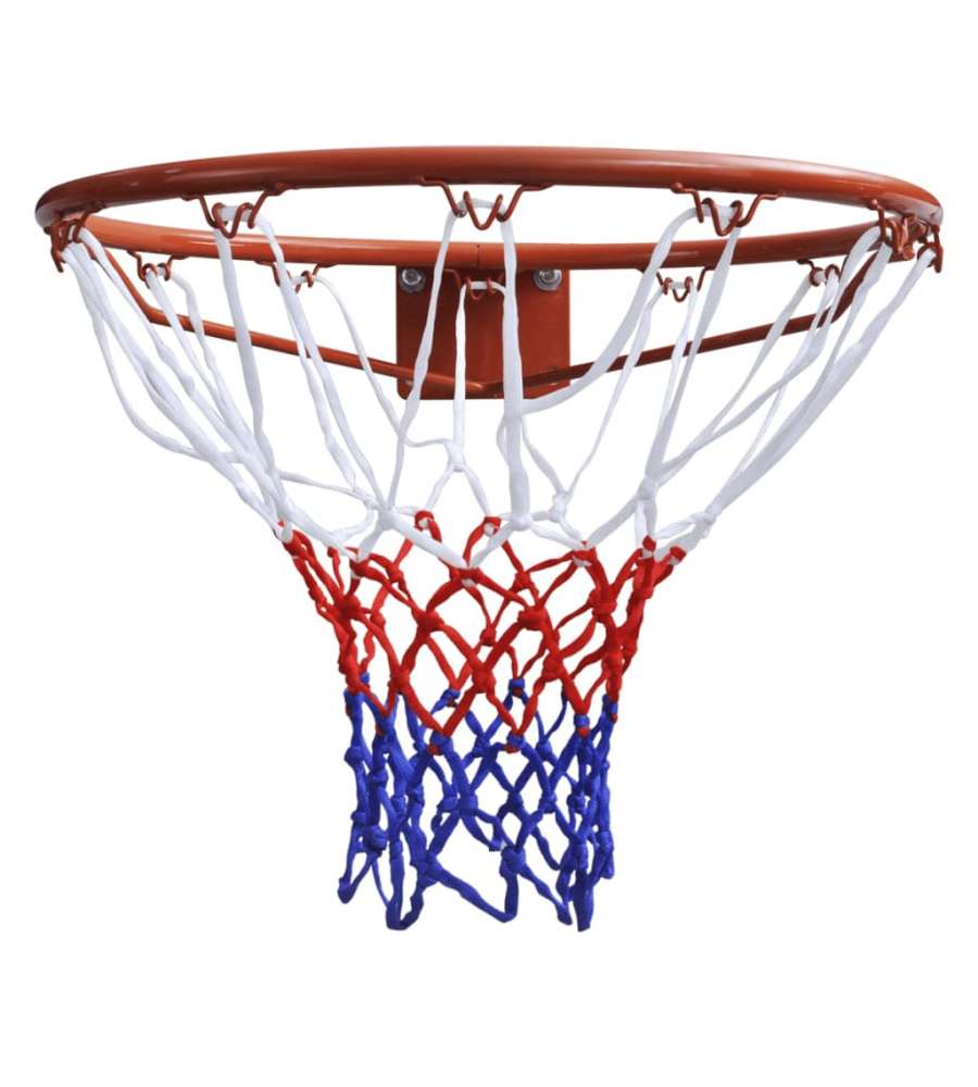 Set Canestro da Basket con Rete Arancione 45 cm