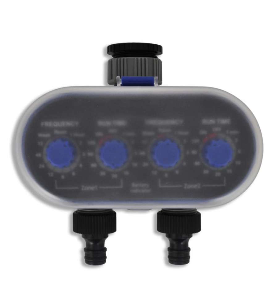 Programmatore timer irrigazione elettronico automatico per orto 2 vie