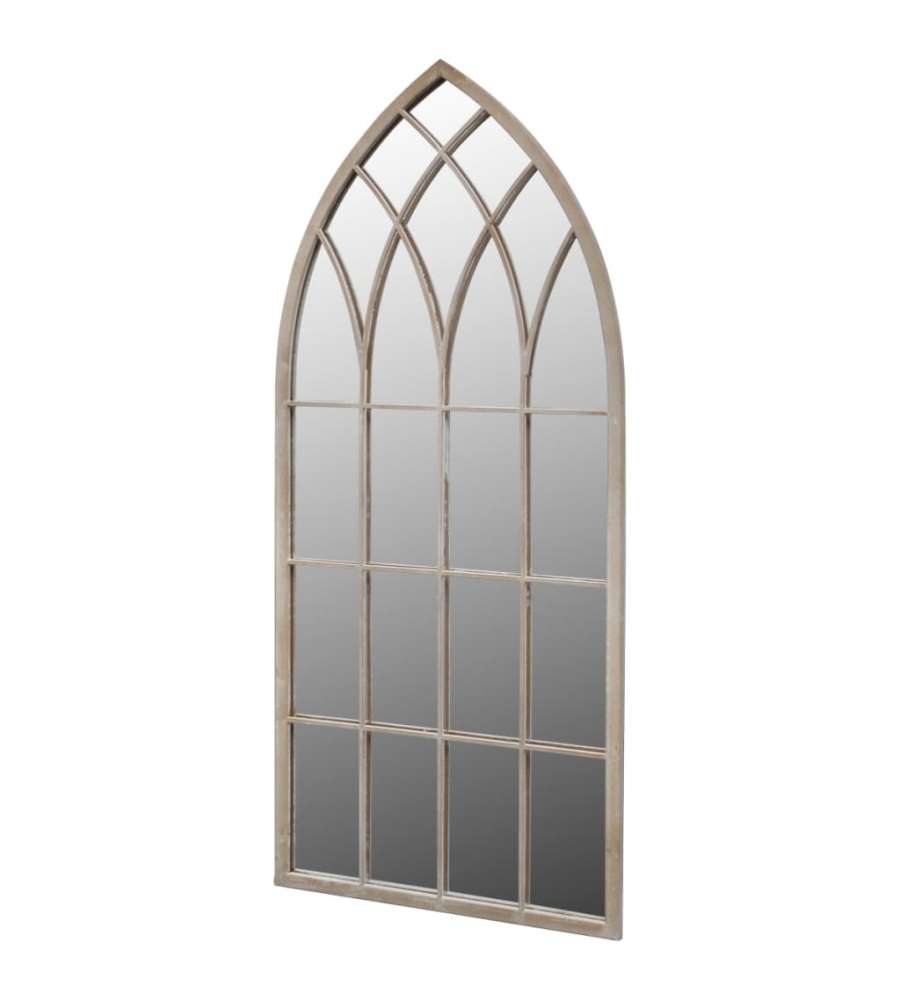 Specchio da Giardino Gotico con Arcata 50x115cm Interni Esterni