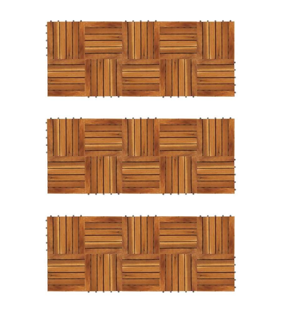 Listelli Pavimentazione Acacia Design Verticale 30x30cm 30 pz