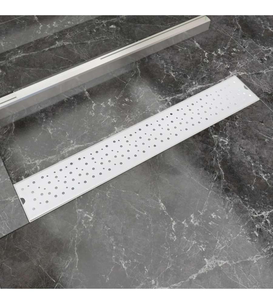 Canaletta di Drenaggio per Doccia Bolle 730x140 mm Acciaio Inox