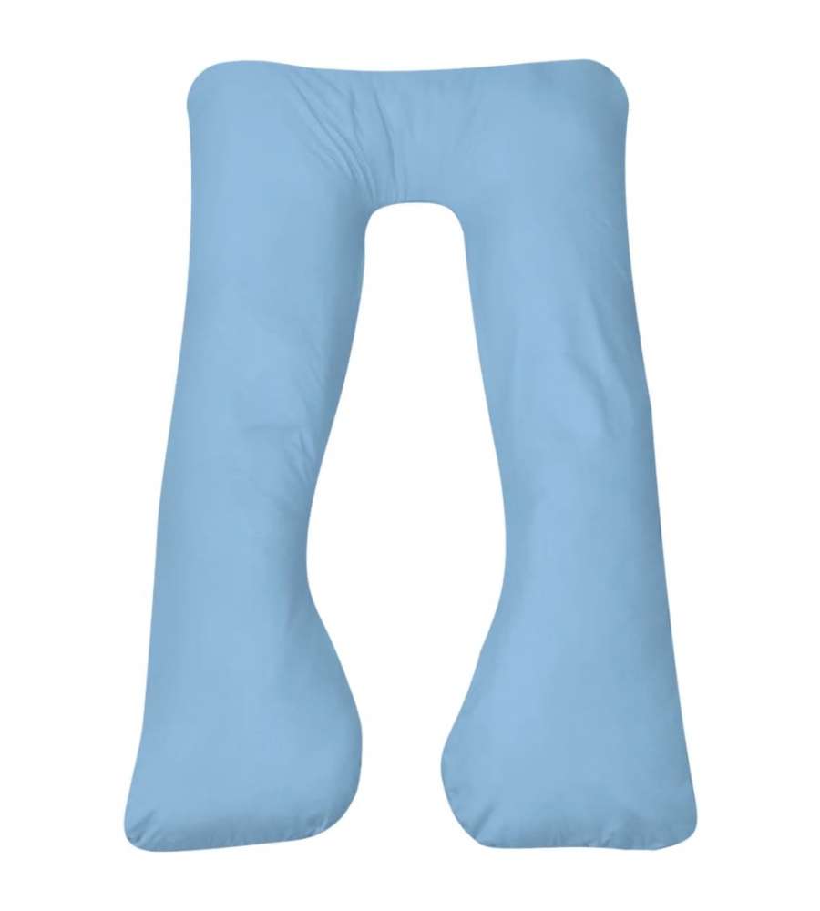 Cuscino di Gravidanza 90 x 145 cm Azzurro