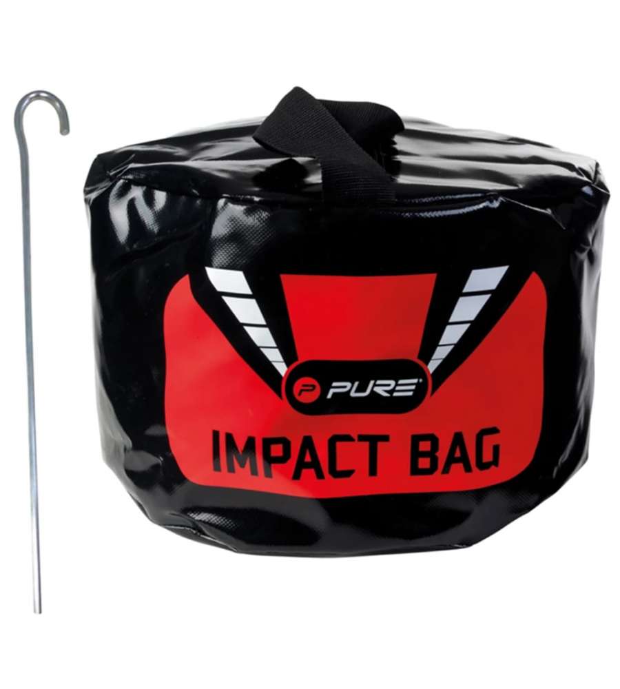 Pure2Improve Sacca Impatto da Golf per Allenamento Nera 23x8x25 cm