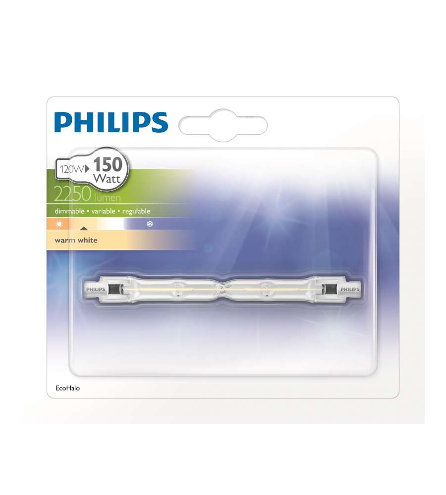 Philips Lampadina Alogena R7S - Trasparente - 118 mm