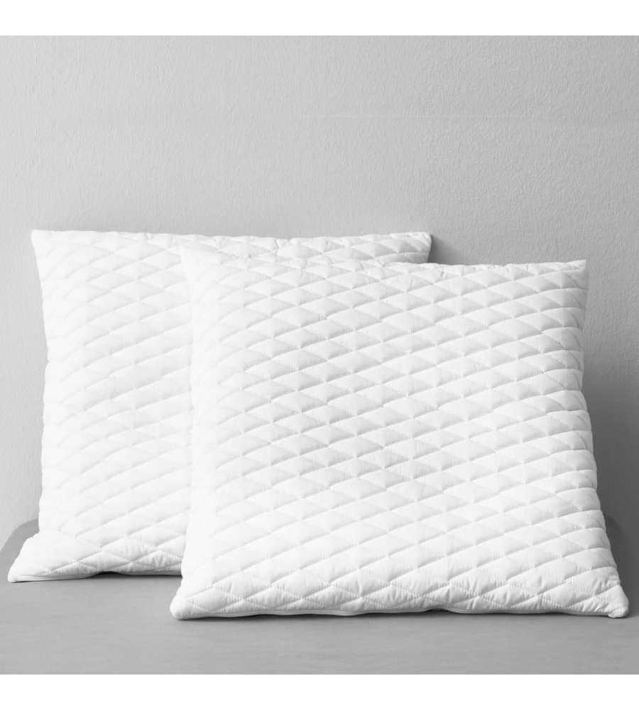 Cuscini 2 pz 80x80x14 cm in Memory Foam