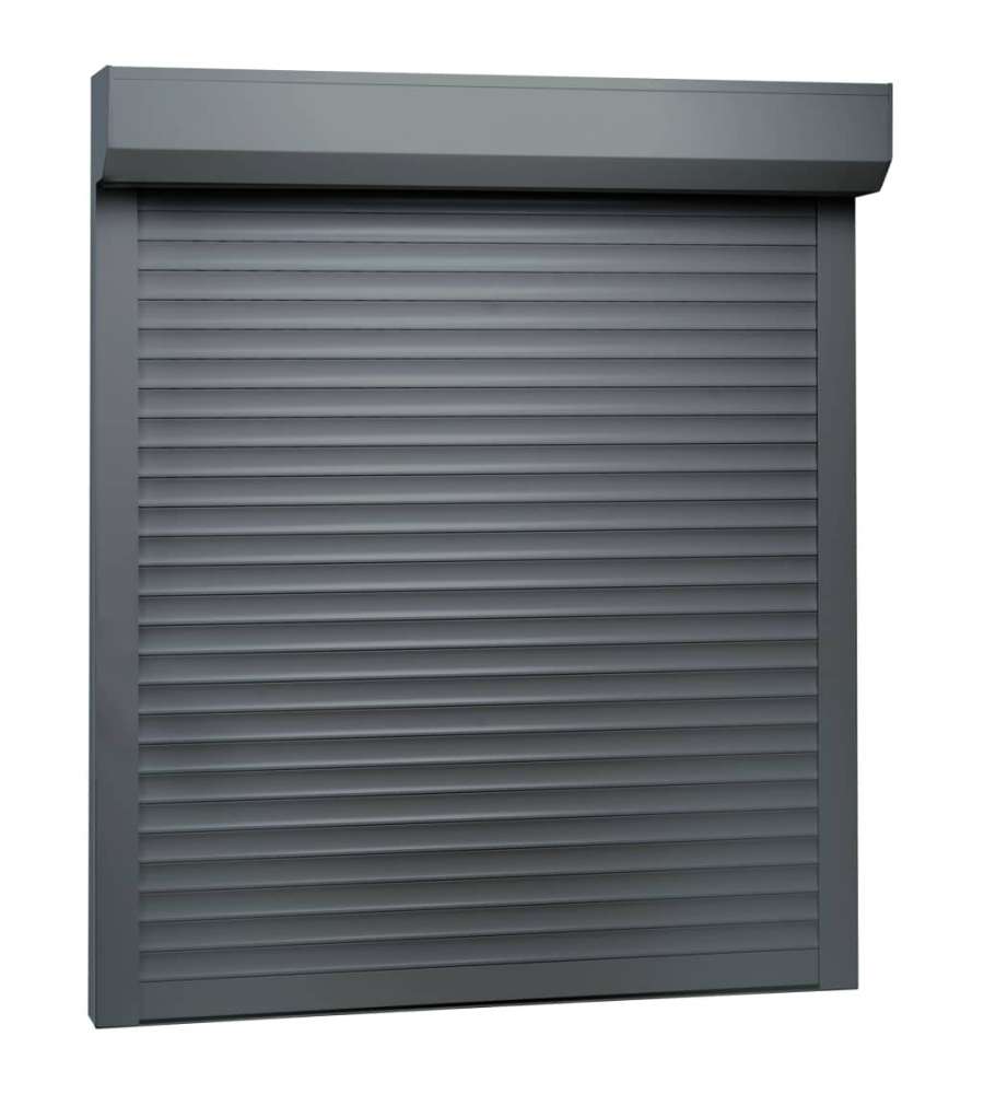 Tapparella Avvolgibile in Alluminio 100x120 cm Antracite