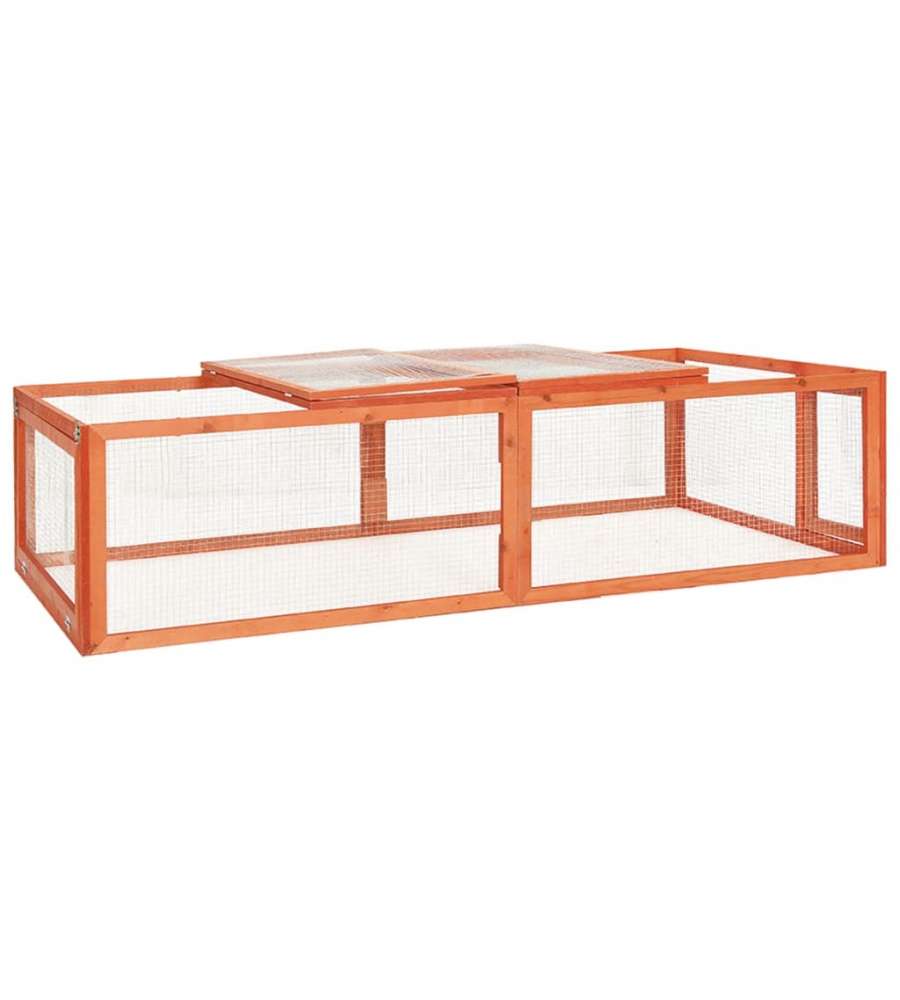 Conigliera 183x90x46,5 cm in Legno Massello di Abete