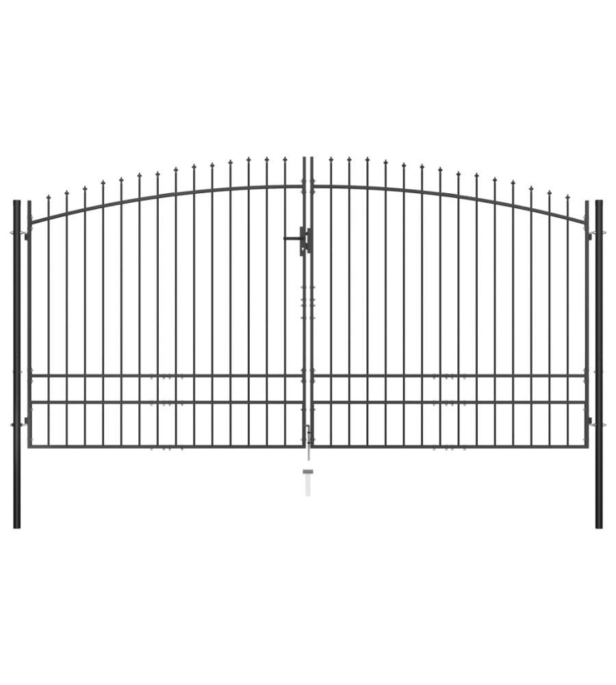 Cancello Doppio con Punte a Lancia 400x248 cm