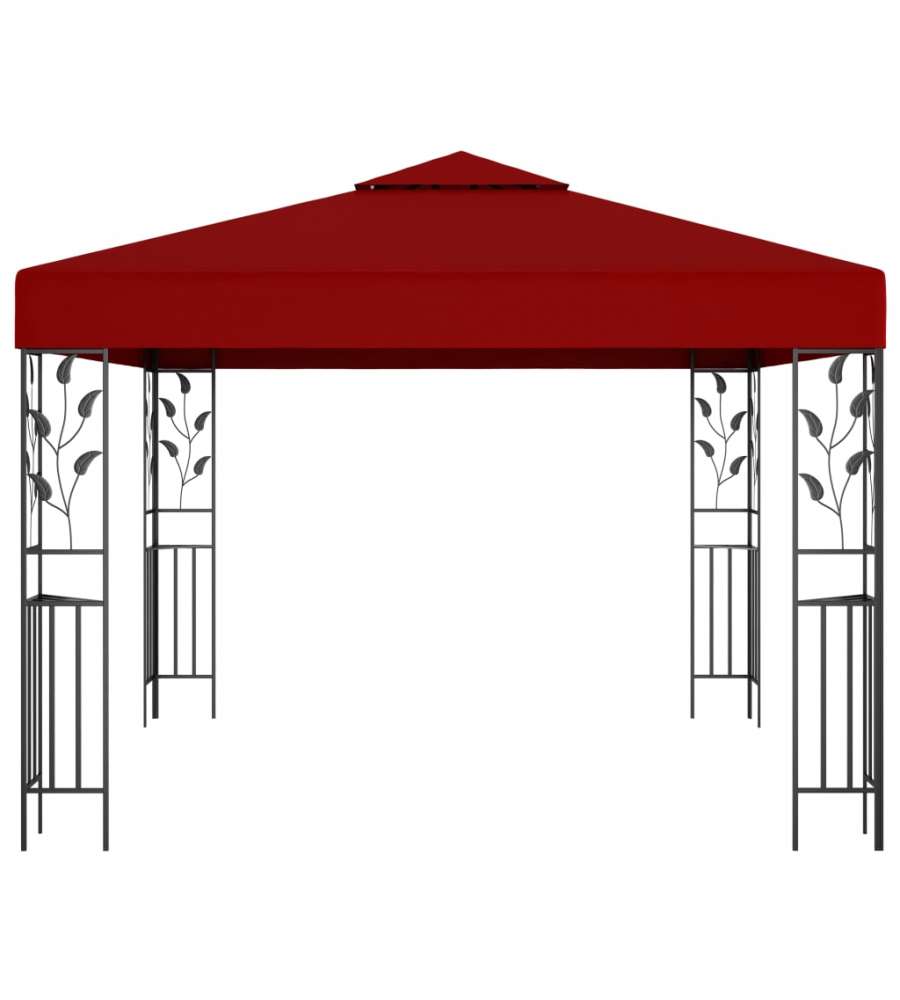Gazebo 3x3 m Rosso Vino