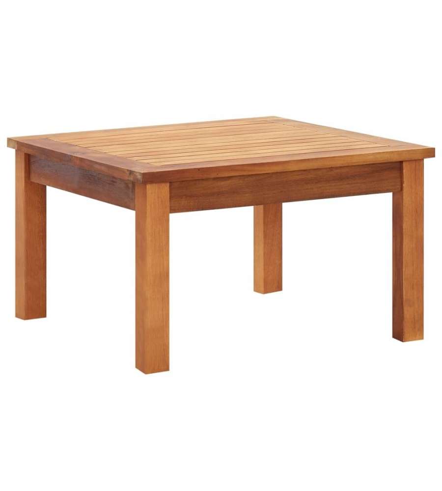 vidaXL Tavolino da Caff Giardino - Legno di Acacia Marrone - 60x60x36 cm