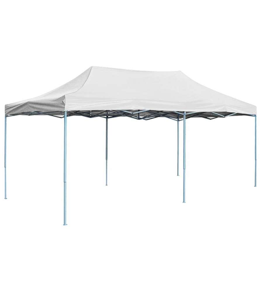 vidaXL Gazebo Pieghevole Professionale - Bianco - 3x6 m