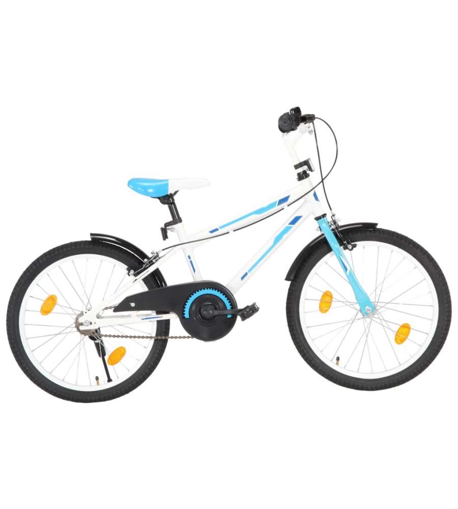 Bici per Bambini 20 Pollici Blu e Bianca