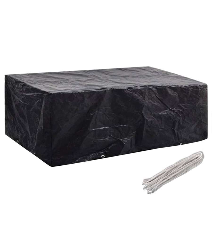  Coperture Arredi Giardino 2 pz 8 Occhielli 200x160x70 cm