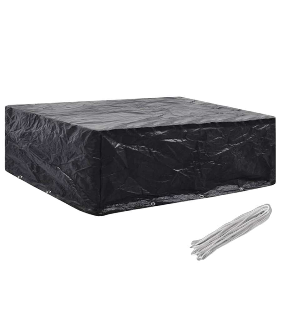  Coperture Arredi Giardino 2pz 8 Occhielli 250x210x90 cm