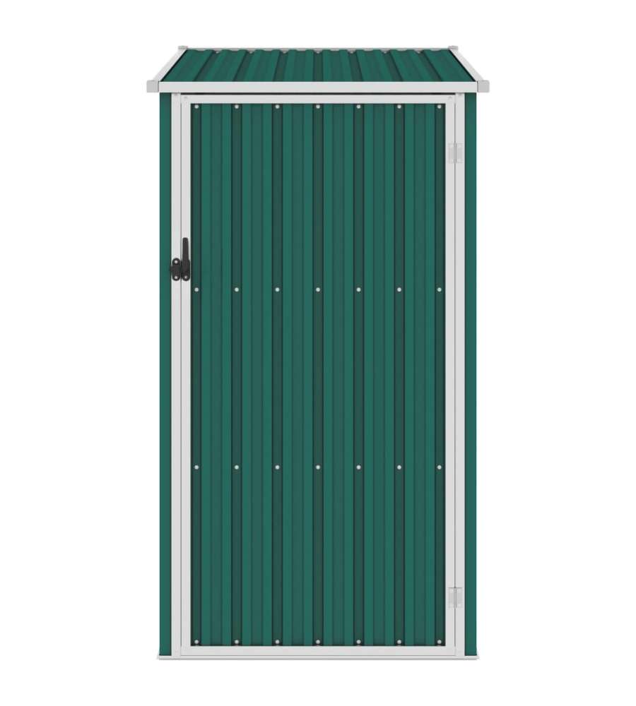 Capanno da Giardino Verde 87x98x159 cm in Acciaio Zincato