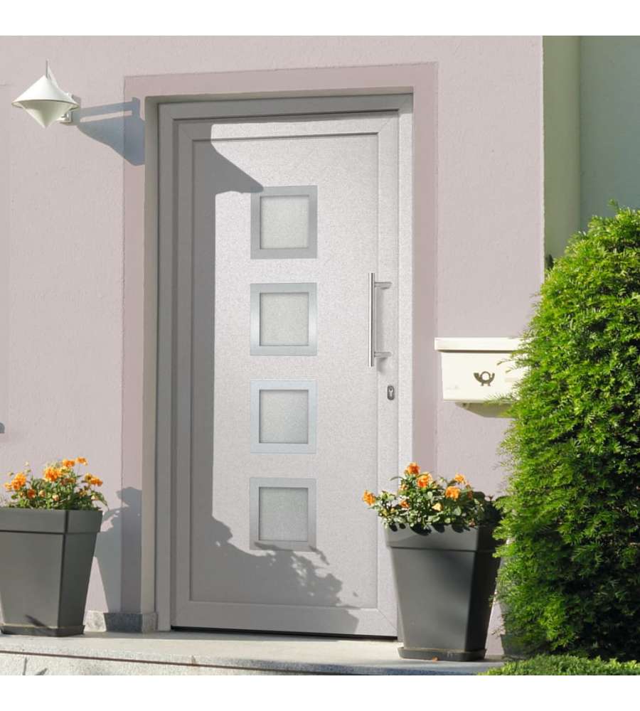 Porta di Ingresso Bianca 88x200 cm 279181