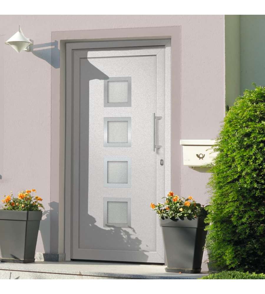 Porta di Ingresso Bianca 108x200 cm 279185